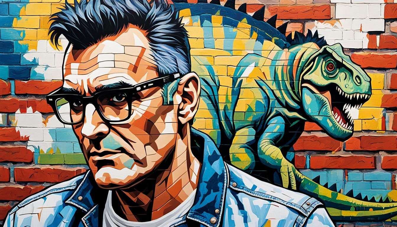 Morrissey Portrait in Comic Book Art Style