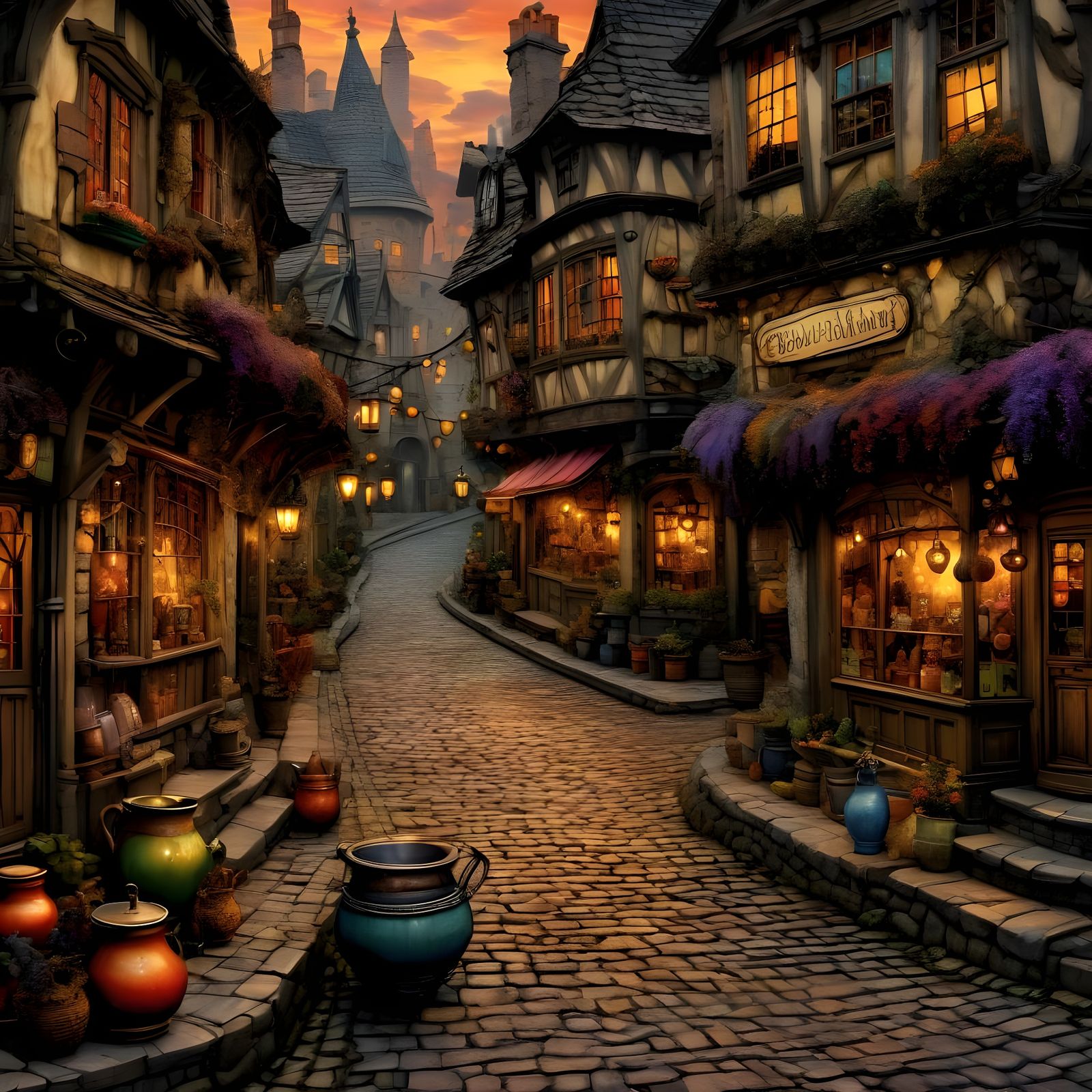 London's Enchanted Diagon Alley: A Cobblestone Street of Mag...