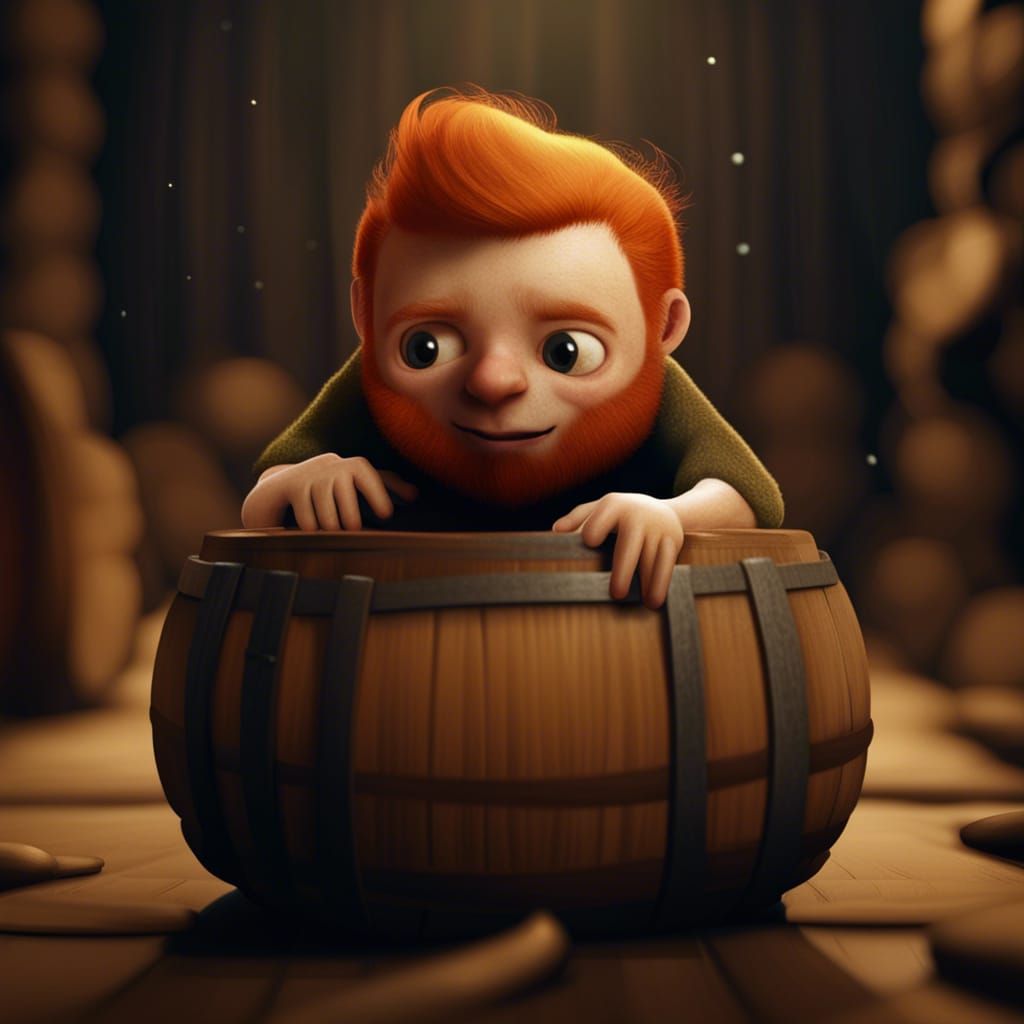 Ginger Boy in Barrel: Anton Semenov Style