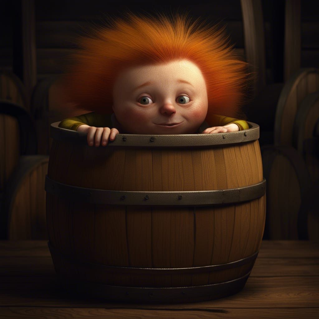 Ginger Boy in Barrel, Anton Semenov Style