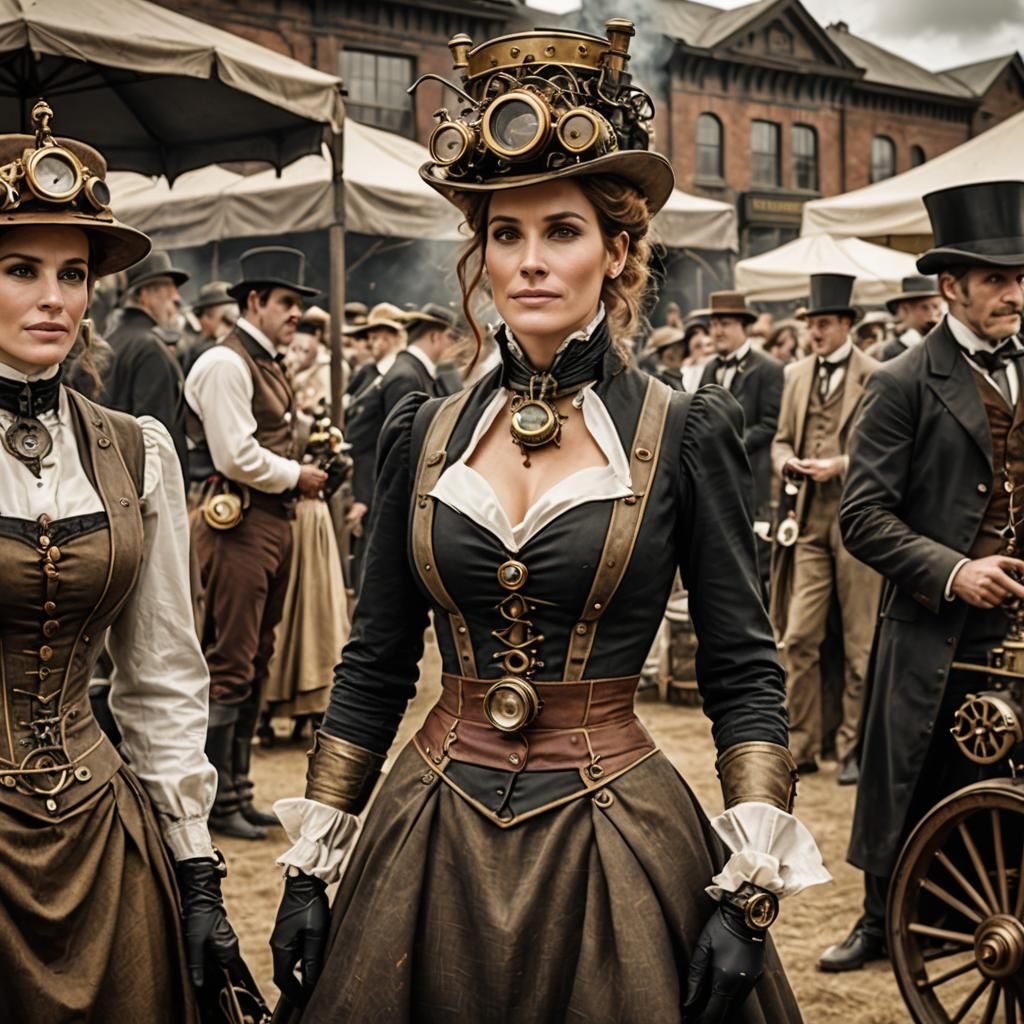 Steampunk Fair: Julia Roberts in Victorian Dress