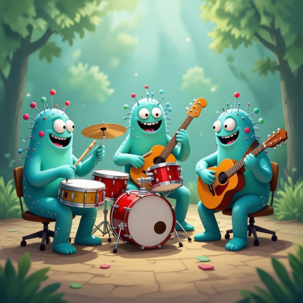 Microbes Play Music Using Cell Parts: Mitochondria Drums & R...