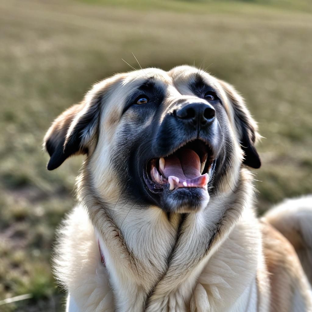 Anatolian Shepherd Dog Portrait in Natural Light