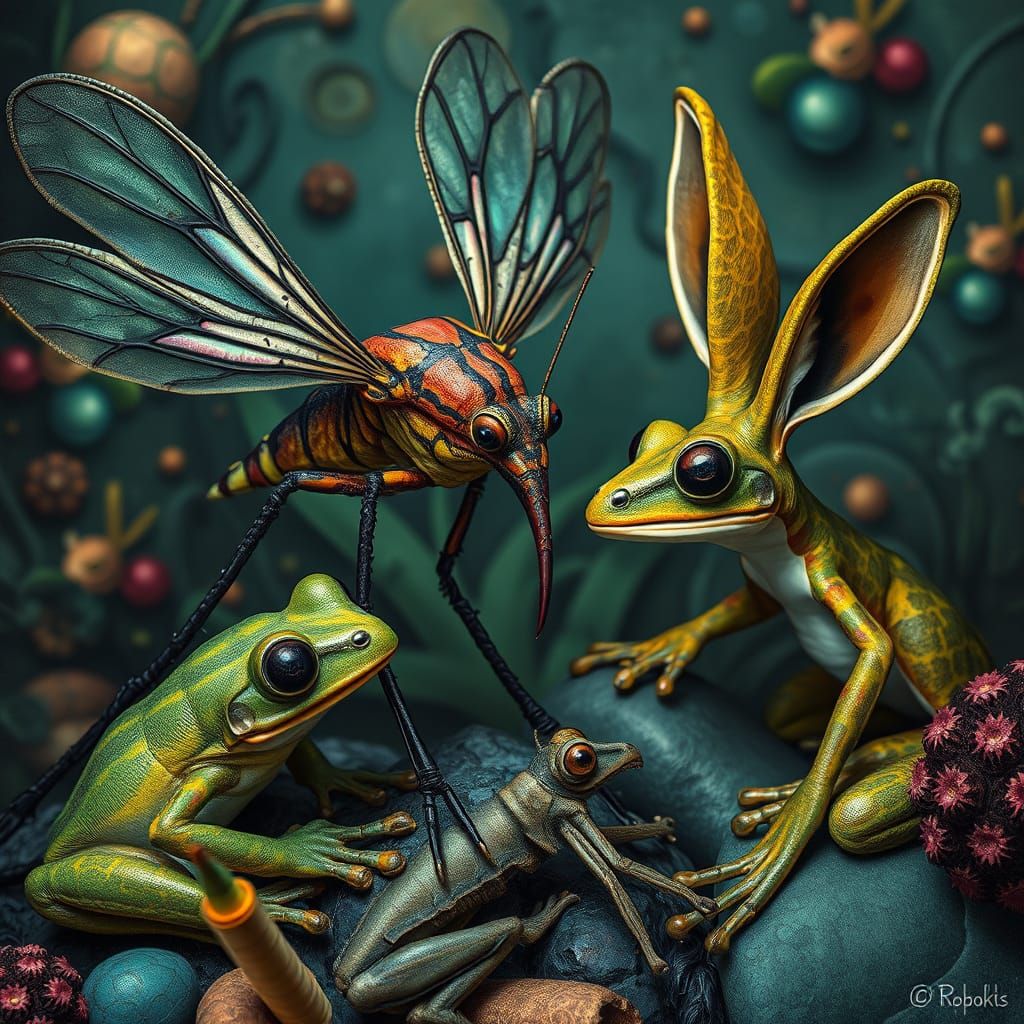 Fantastical Creatures in Dreamlike Realism