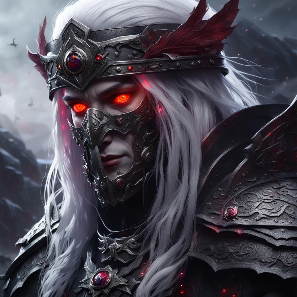 Mysterious Figure in Dark Fantasy Concept Art