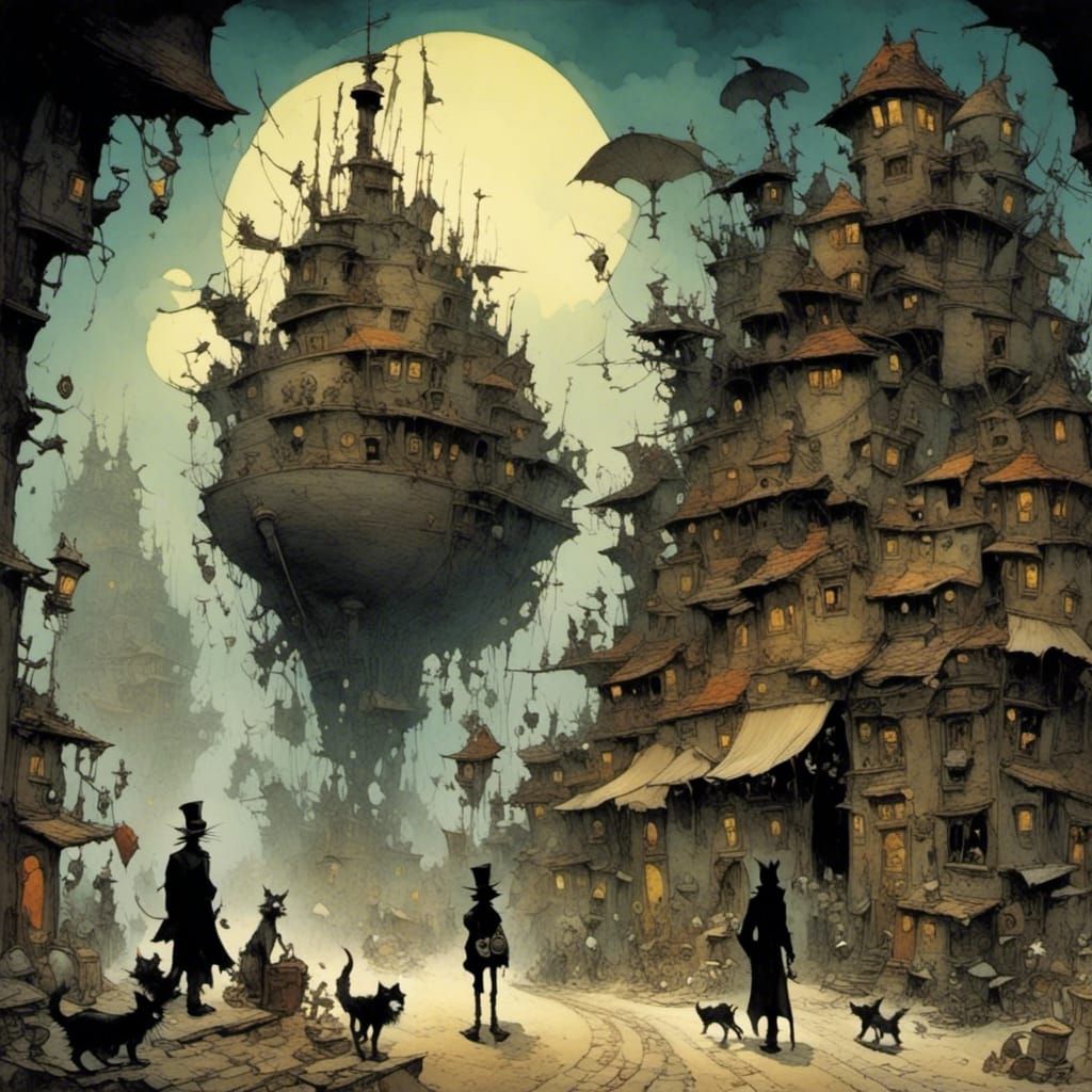 Epic Fantasy Masterpiece with Detailed Background