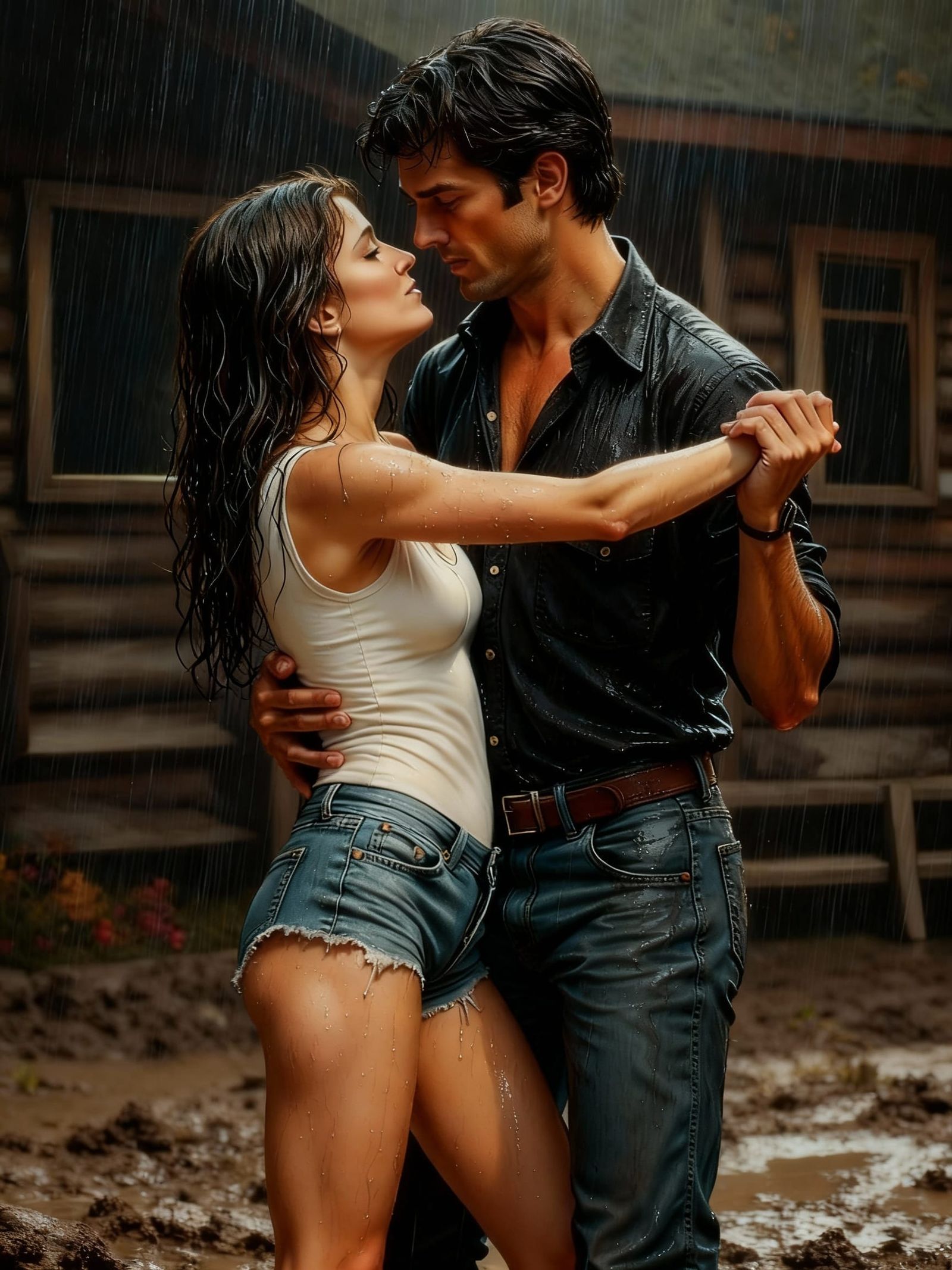 Dirty Dancing Retro Movie Poster Illustration