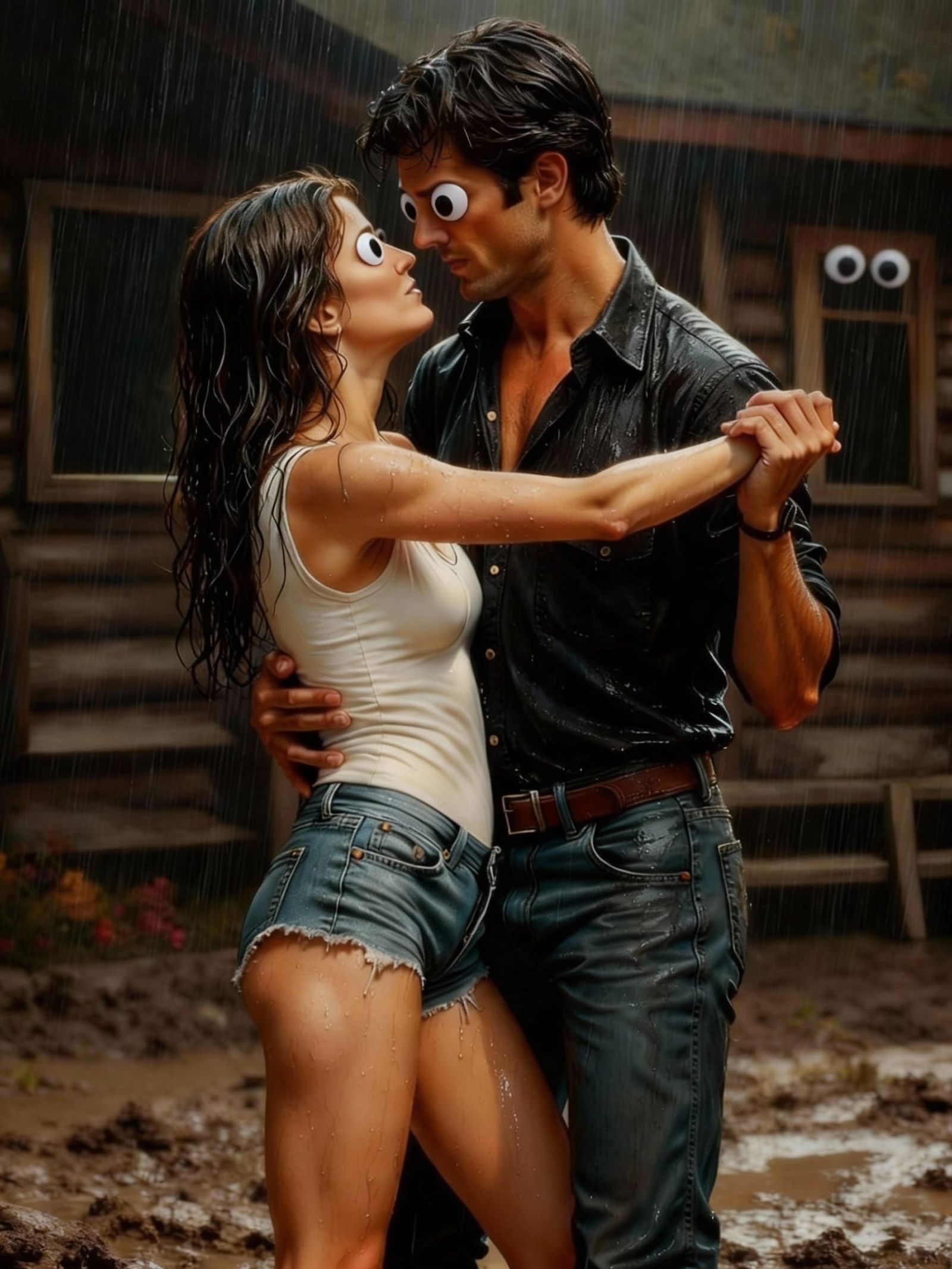 Dirty Dancing Retro Movie Poster Illustration