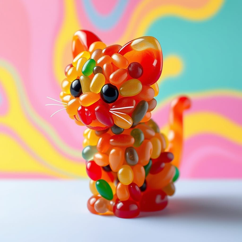 Itsy bitsy jelly bean kitten