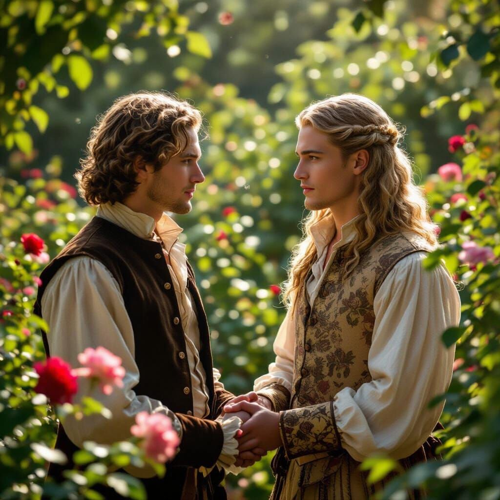 Shakespeare and Southampton in Secret Garden Meeting