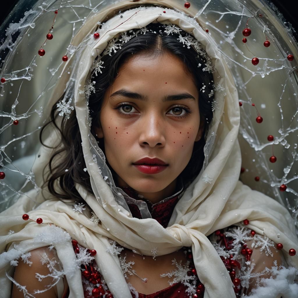 Woman in Glass Coffin: Portrait Photography