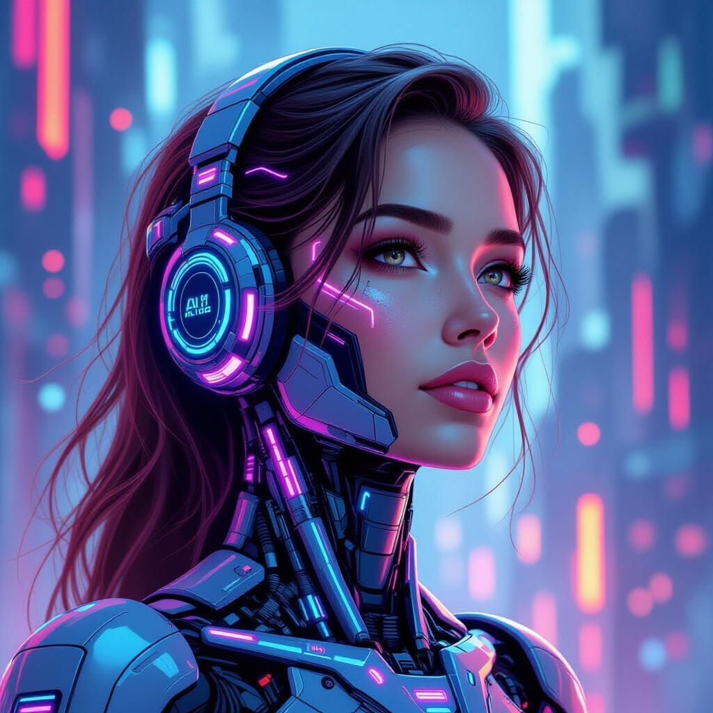 AI as Sentient Human Digital Painting