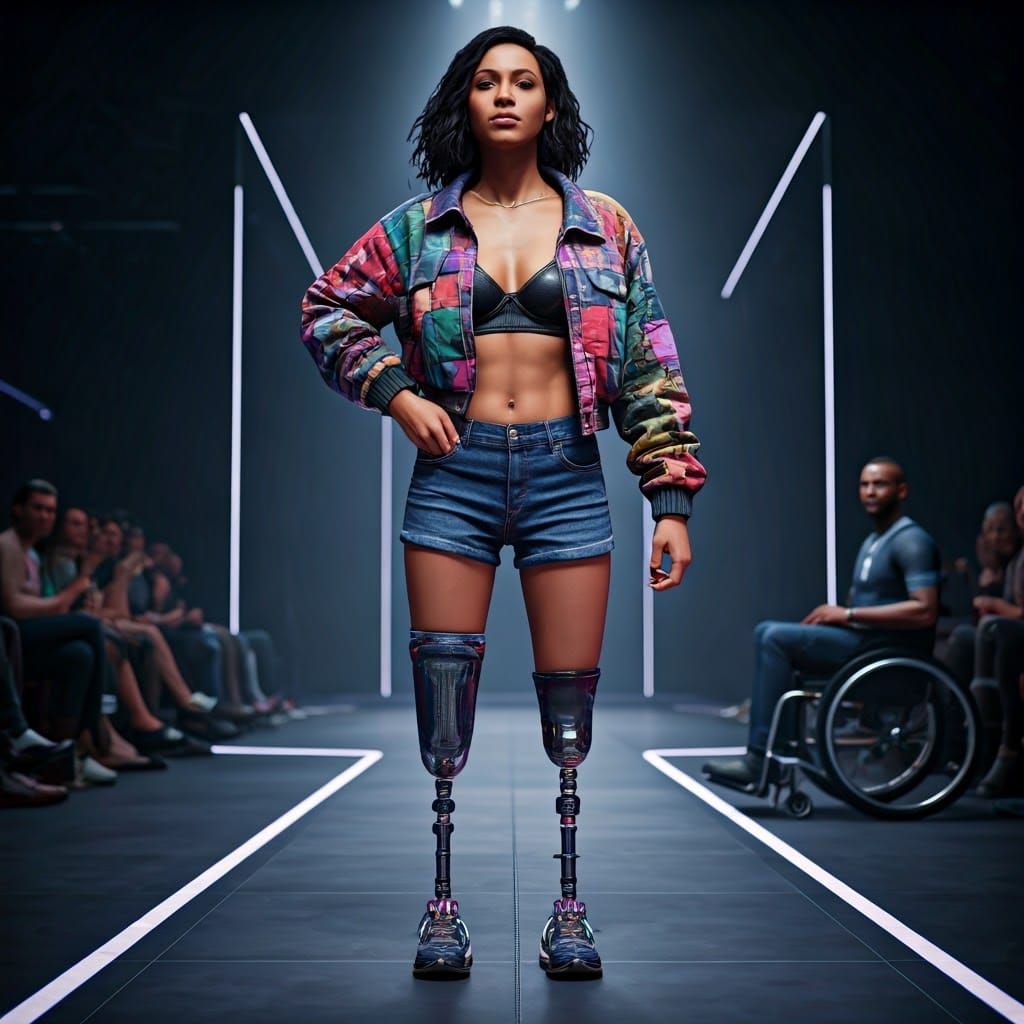 Empowered Fashion Icon Struts Adaptive Runway