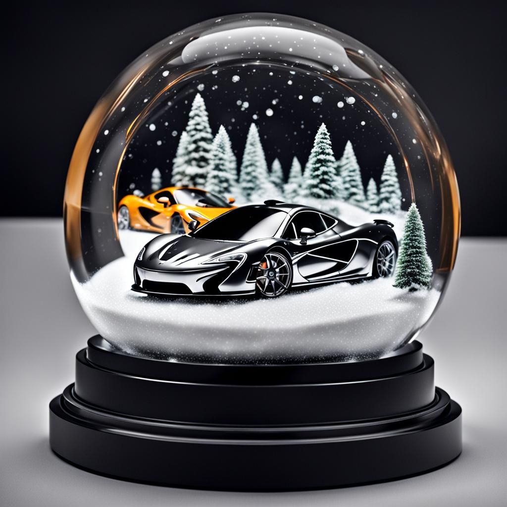 McLaren P1: A Car Inside a Snowglobe