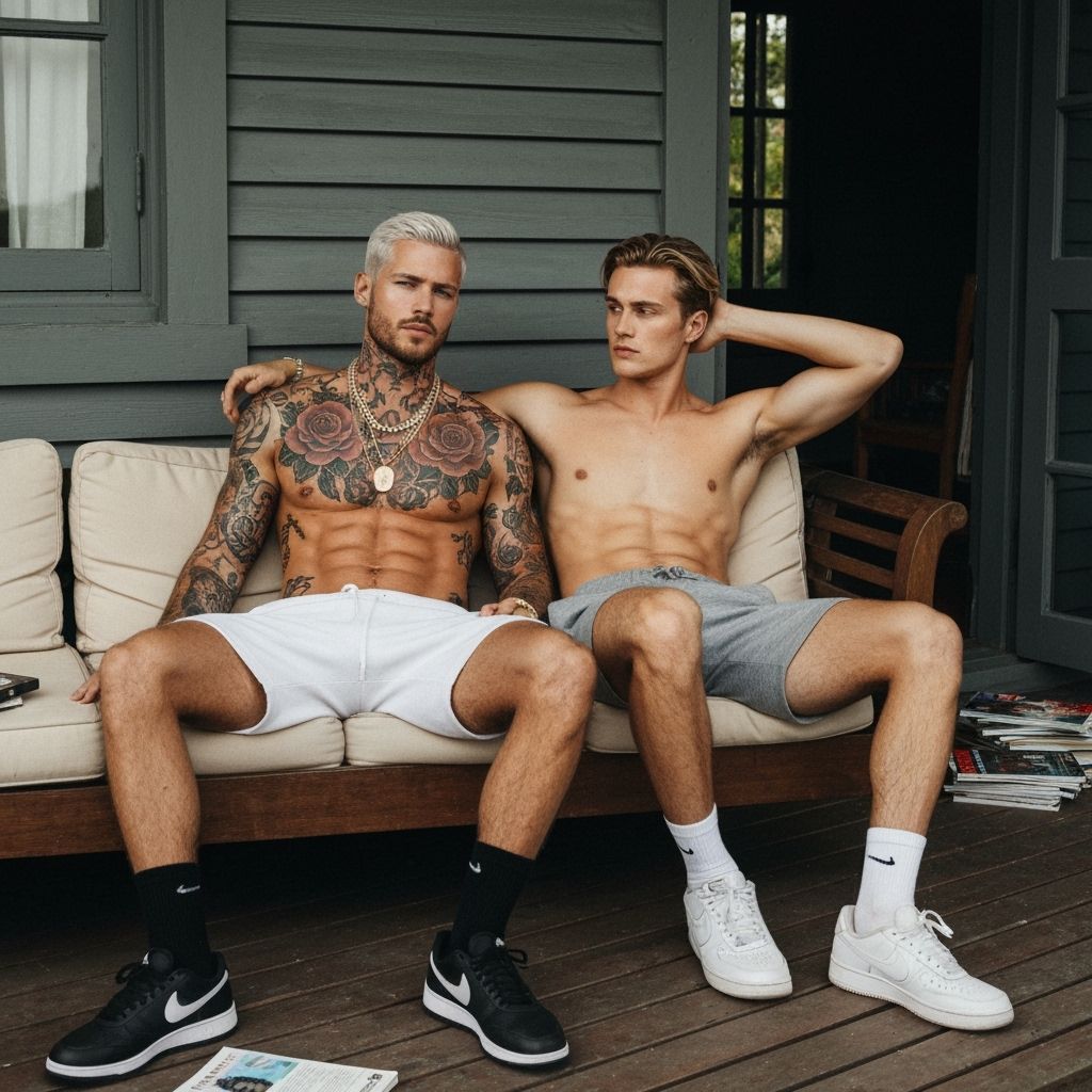 Intimate Moment on a Veranda