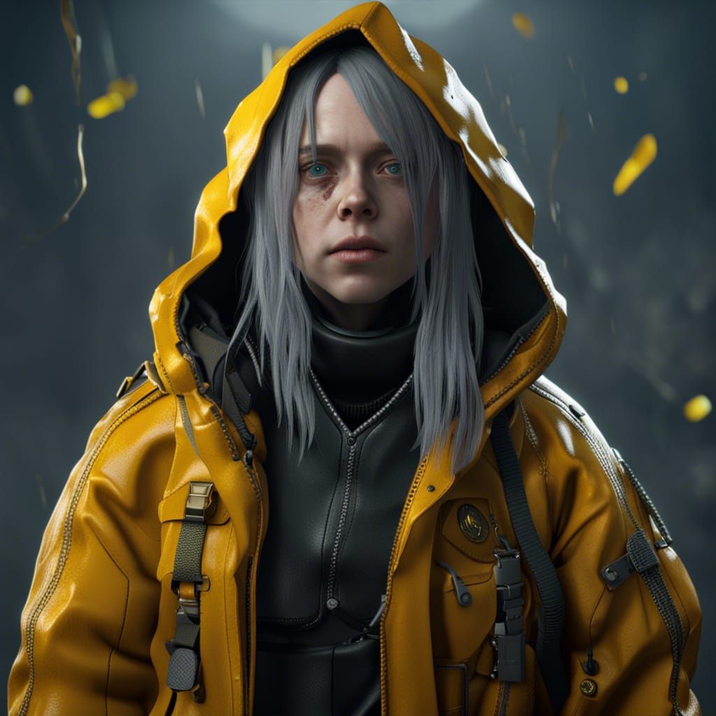 Billie Eilish in Death Stranding: 3D Game Art
