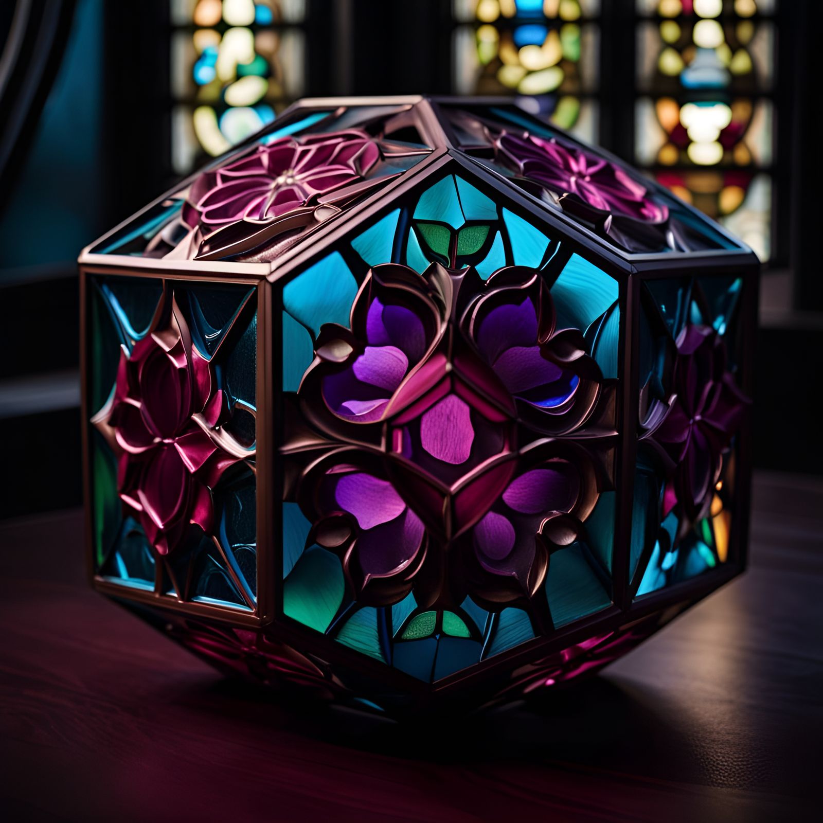 Stained Glass Dodecagon