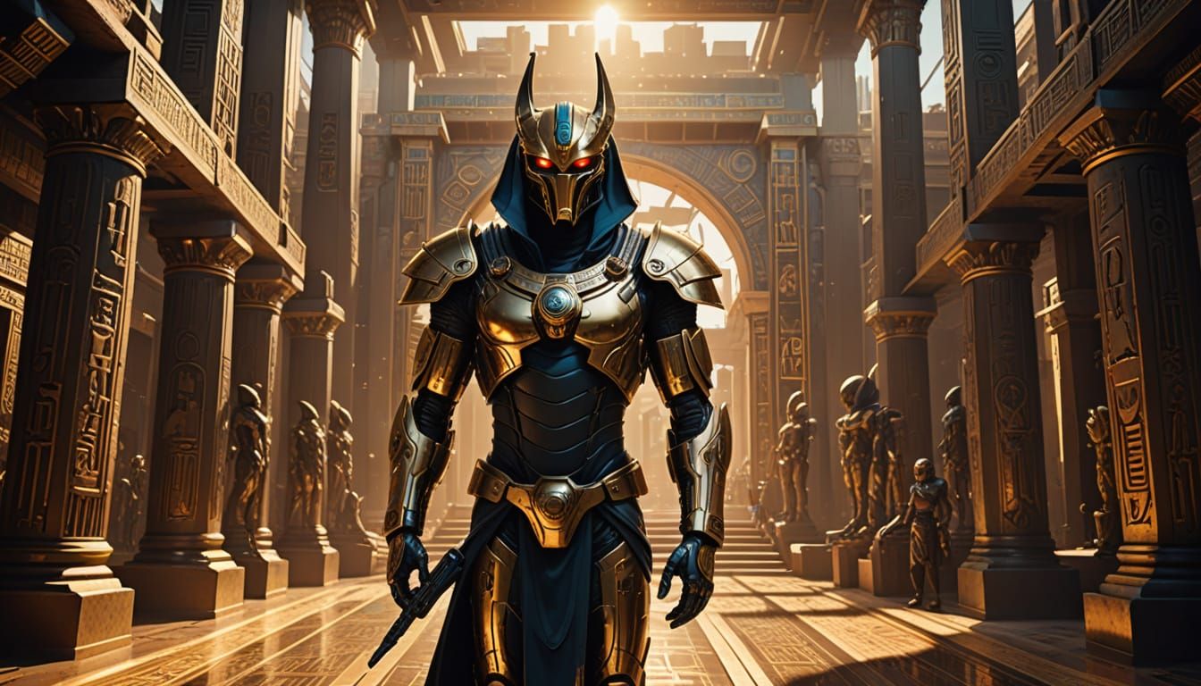 Ancient Egyptian Architect Triumphs in Futuristic Temple Set...