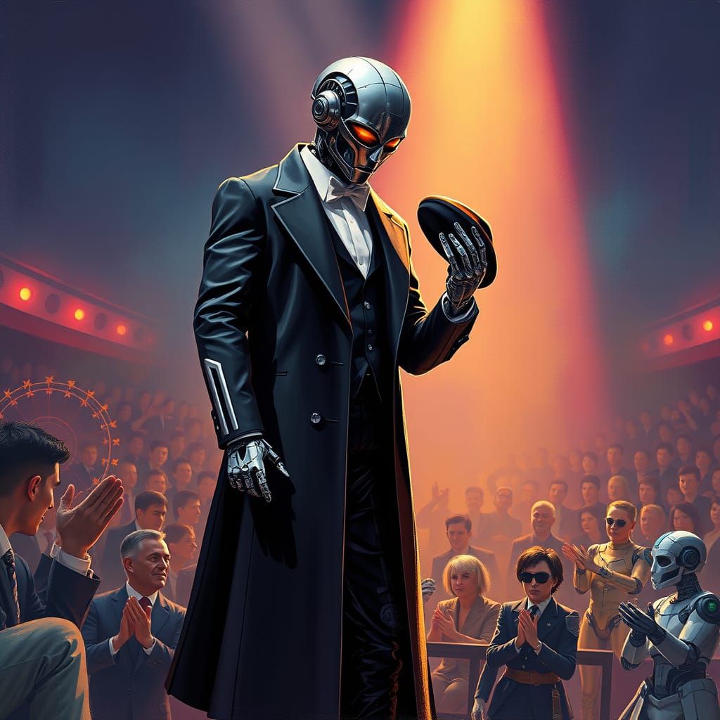 Cyberman Artist Takes a Bow in Futuristic Realism