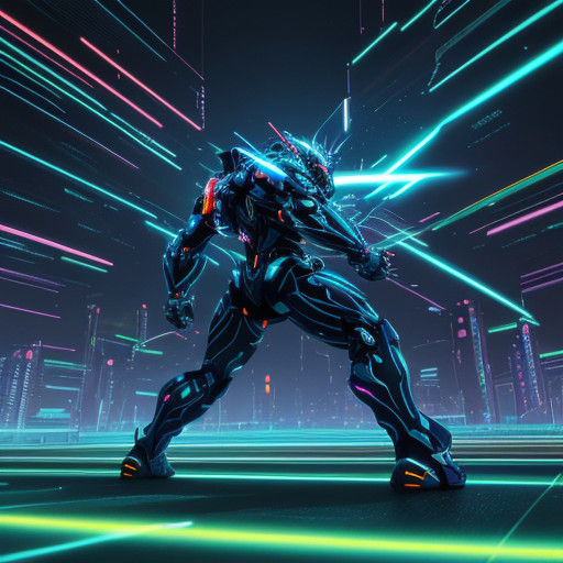 Heroic Anime Protagonist Blends Tron and Shonen Styles in a...