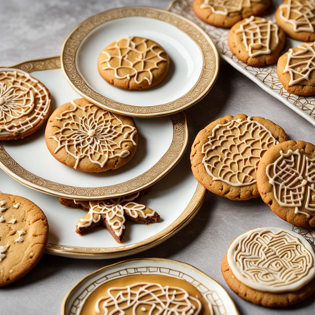 Hakari's Homemade Cookies with Japanese Designs