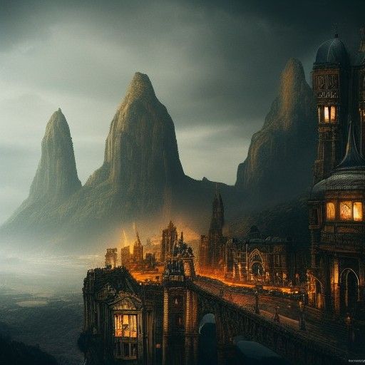 Cinematic Coffee Cup: Digital Matte Painting