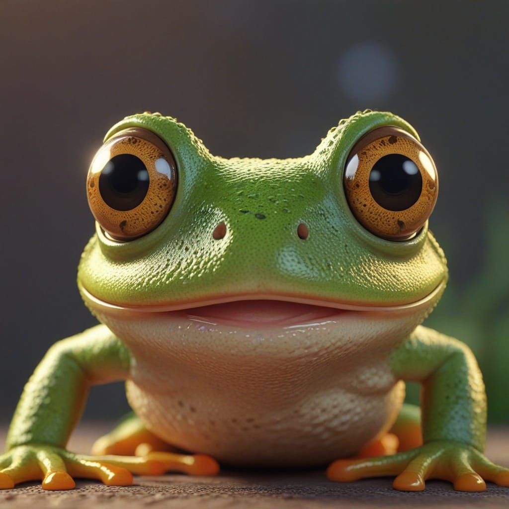 Surprised Frog