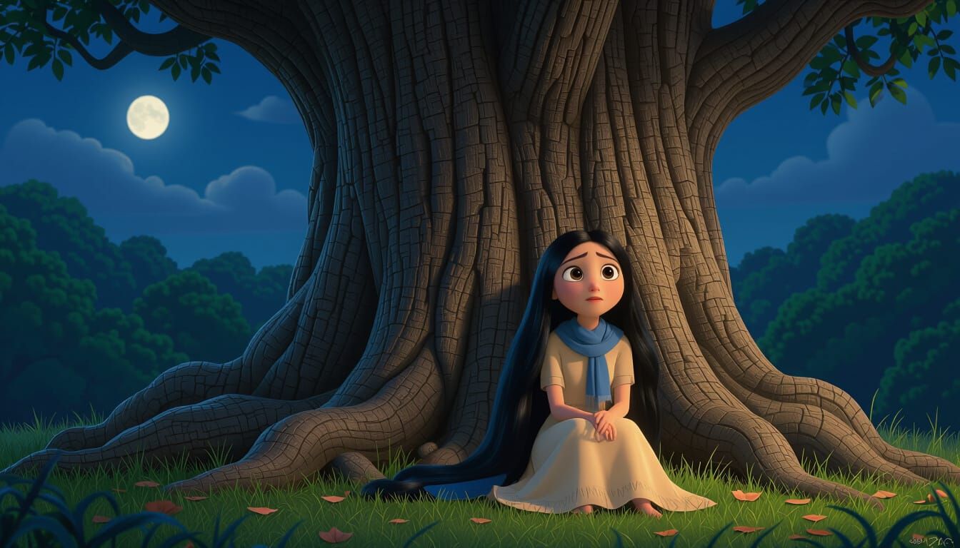 Salma by Ancient Tree in 3D Disney Pixar Style