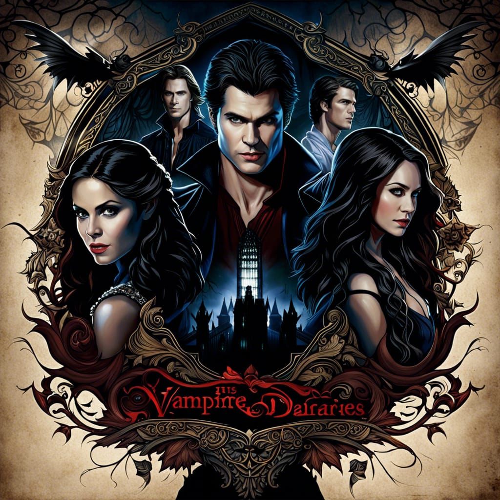 Poster for the movie "The Vampire Diaries"