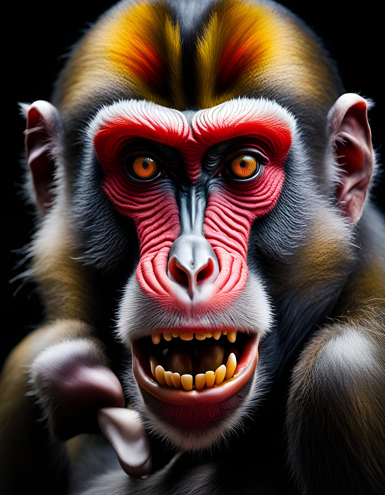 Mandrill Monkey …