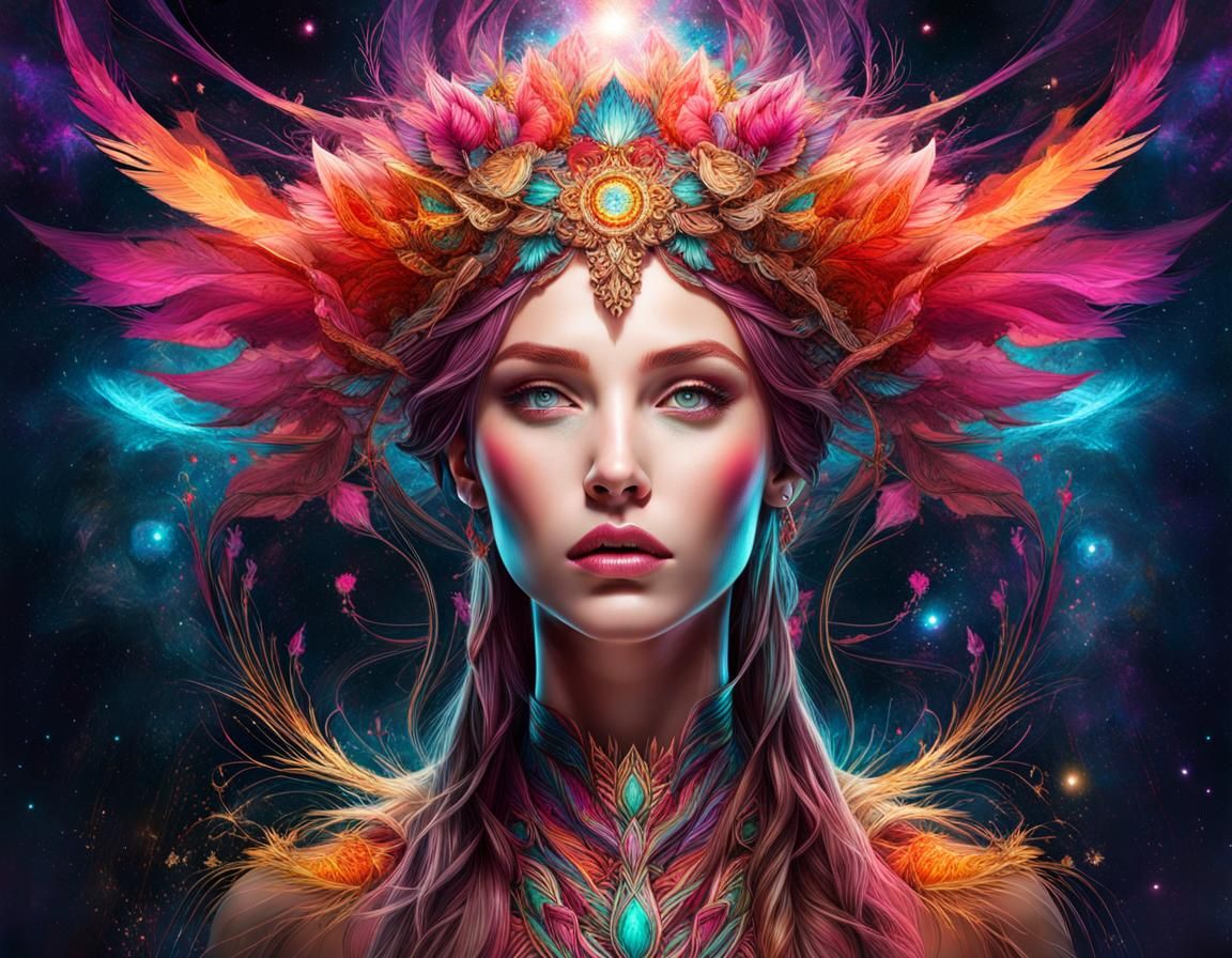 "Goddess of Galaxies"  by "Airlyn"