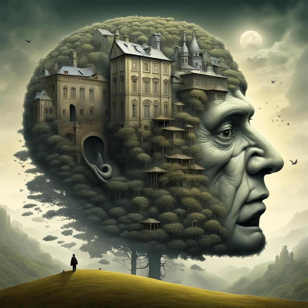 Fantastic Surreal Dreamscape Digital Art