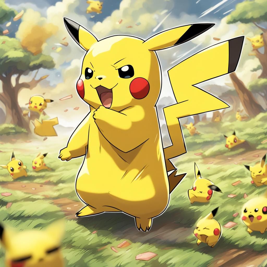 Pikachu Sneeze Generated by AI