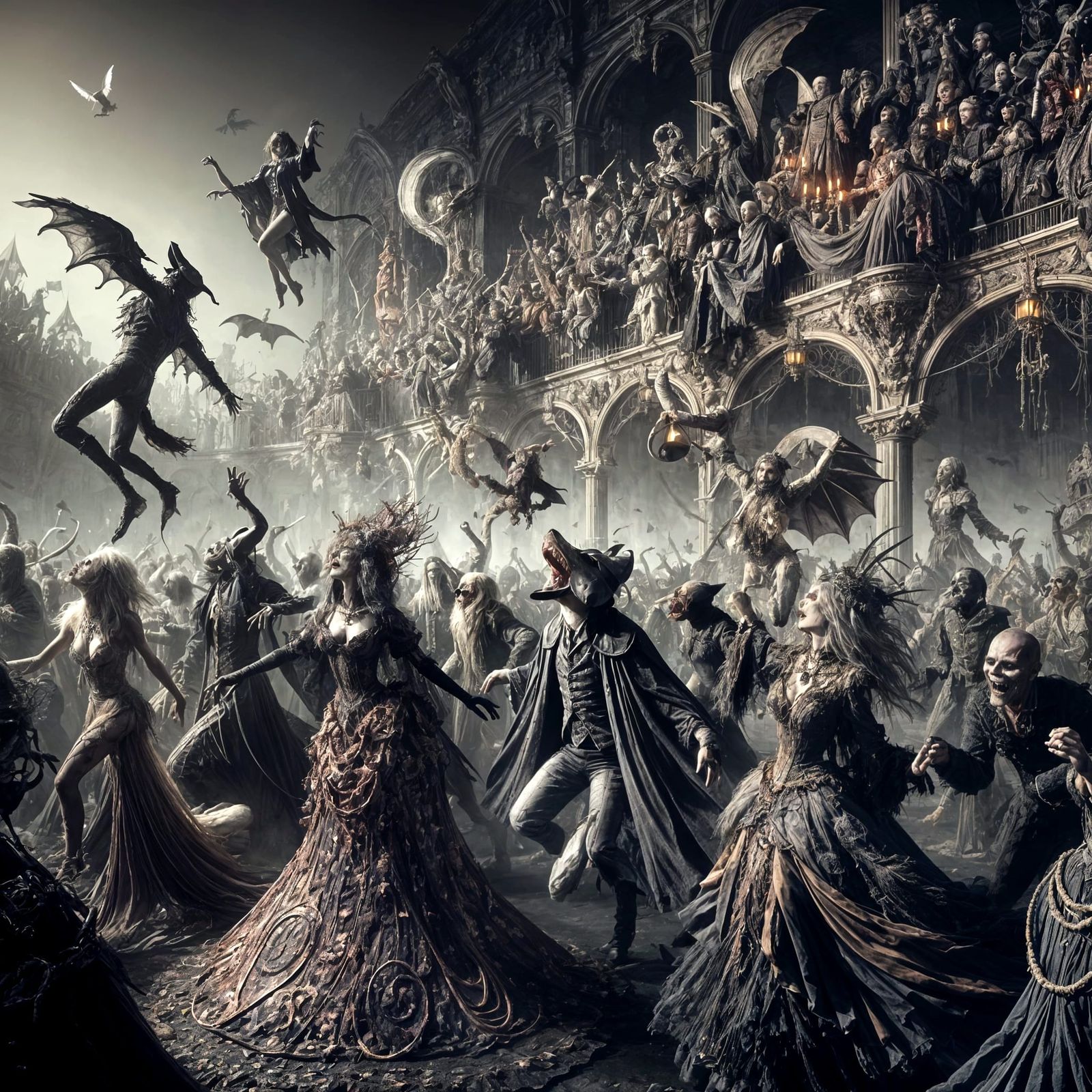 Festive Monster Black Parade in Ultra-High Resolution