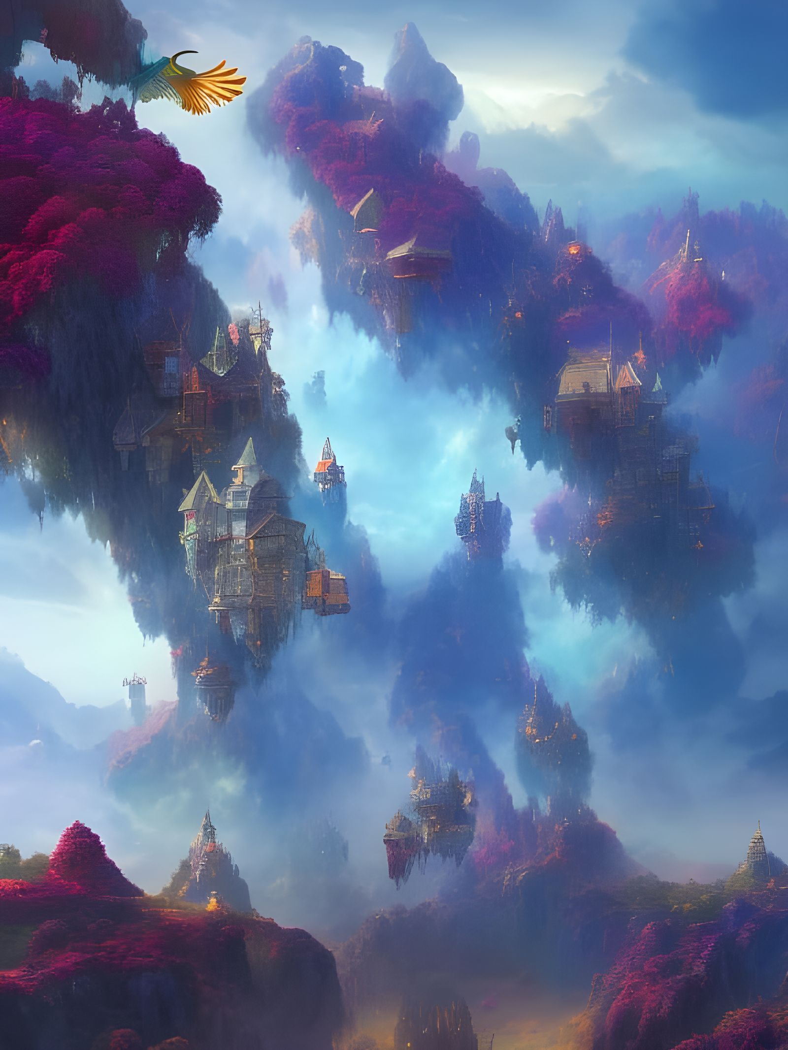 Houses in the clouds, 2023