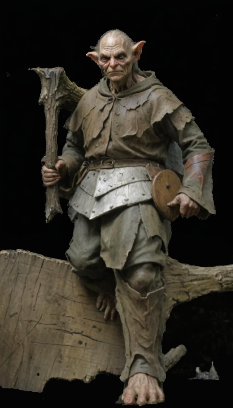 Lord of the Rings Goblin in Norwegian Folk Art