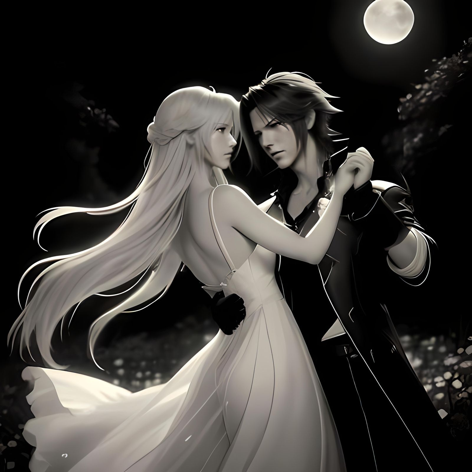 Final Fantasy VIII The Dance. Squall and Rinoa.