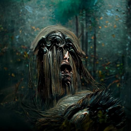 Banshee Forest Horror in Gothic Style