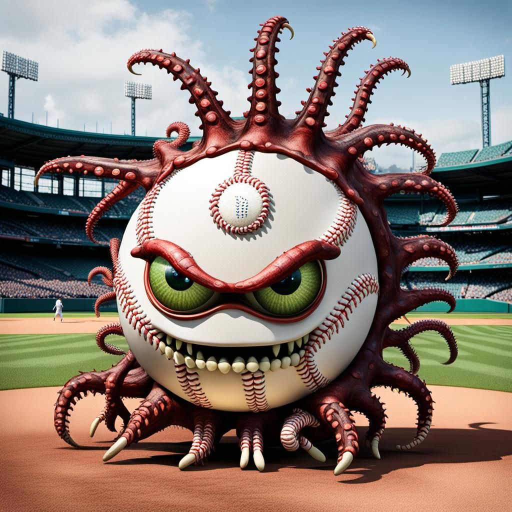 Giant Tentacled Baseball Monster of Darkness