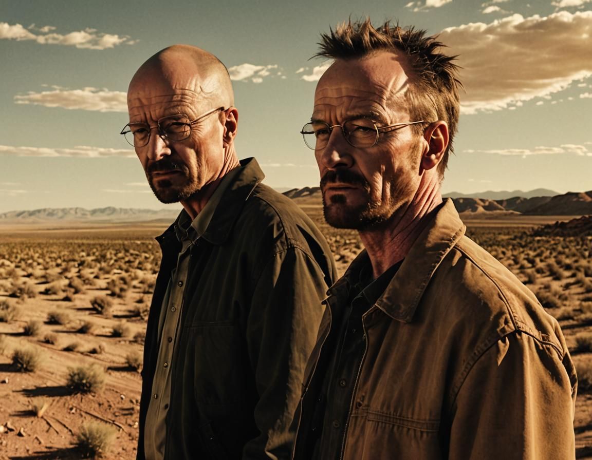 Breaking Bad: Walter White and Jesse Pinkman in Desert