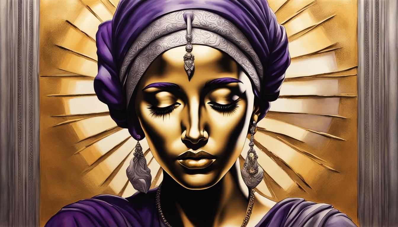 Middle East Peace in Art Deco Style