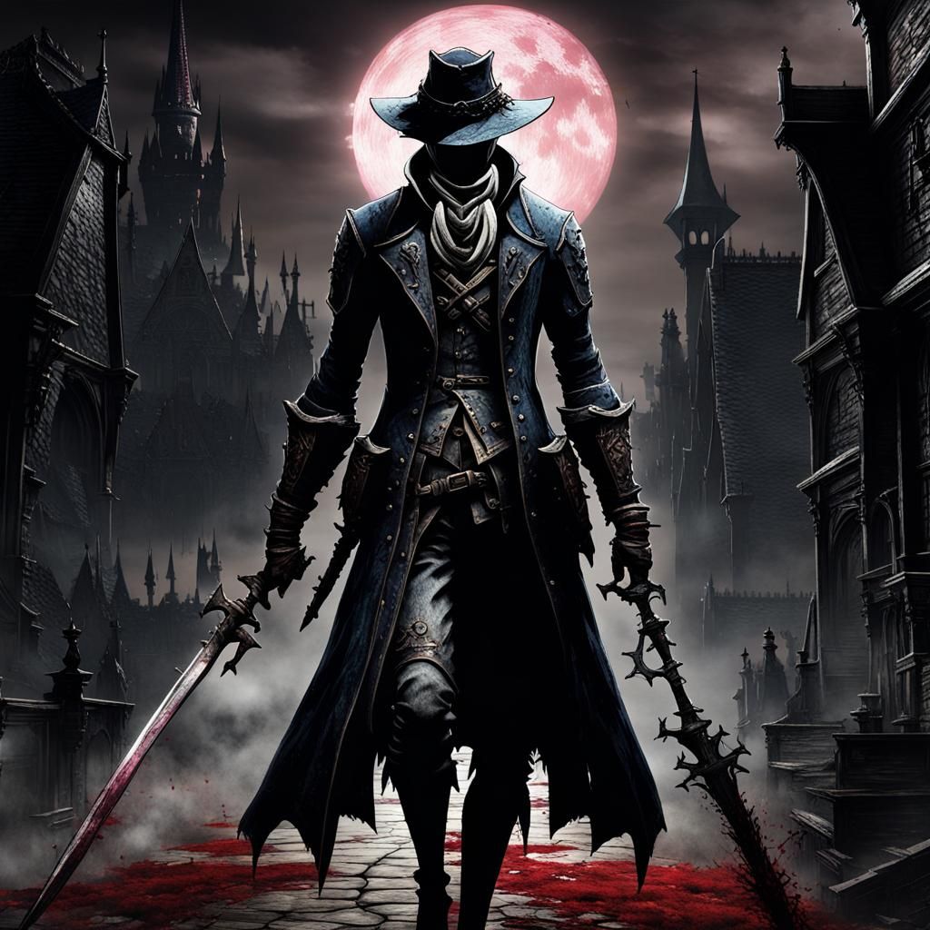 Galaxy Knight in Bloodborne Style