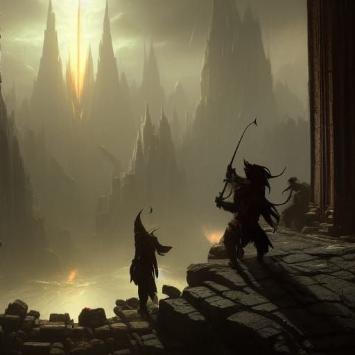 Dark Fantasy Dungeons and Dragons Concept Art