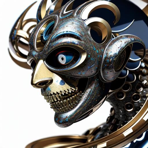 Psychedelic Wineglass: Elegant CGI in 8K