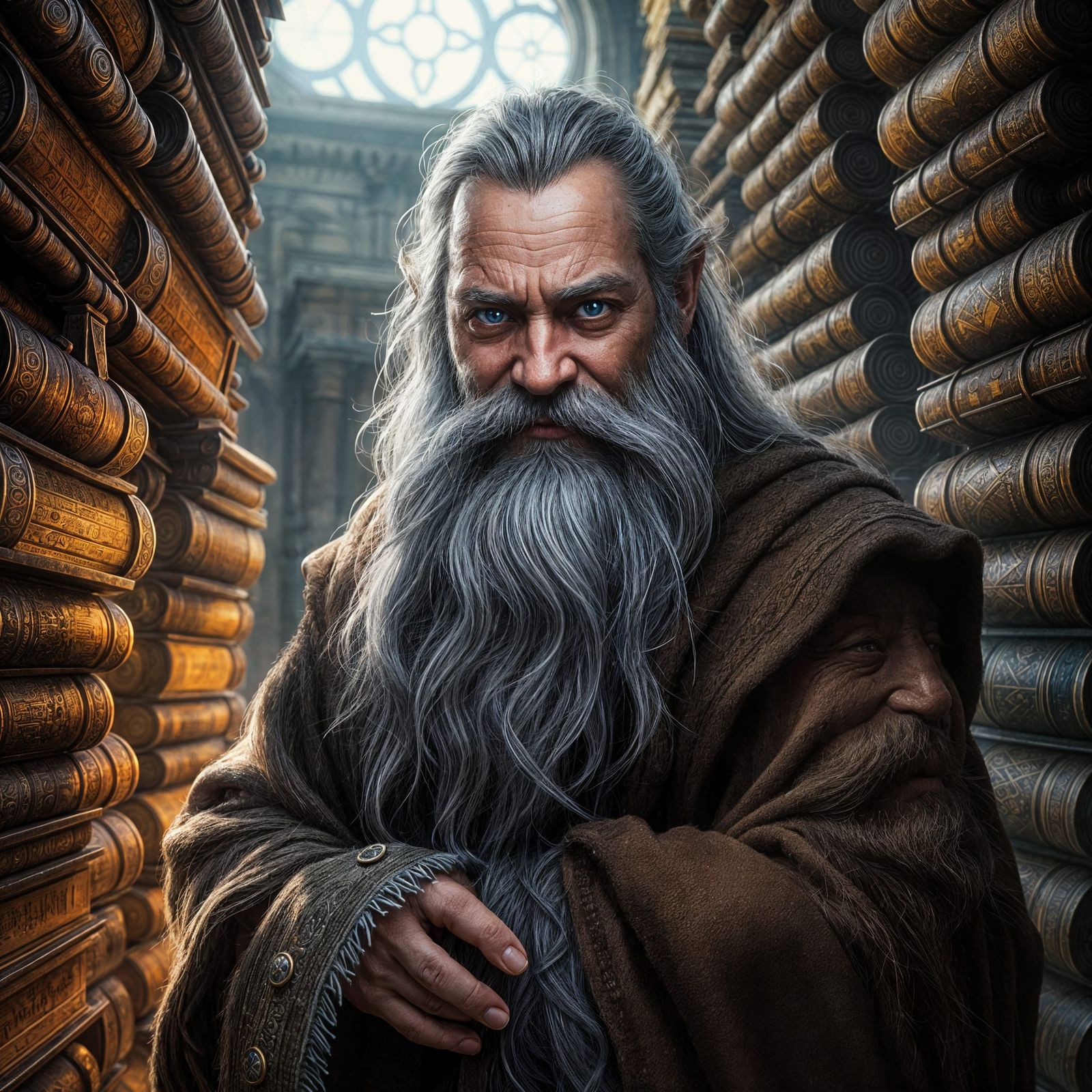 Dwarf Guardian of the Knowledge Library