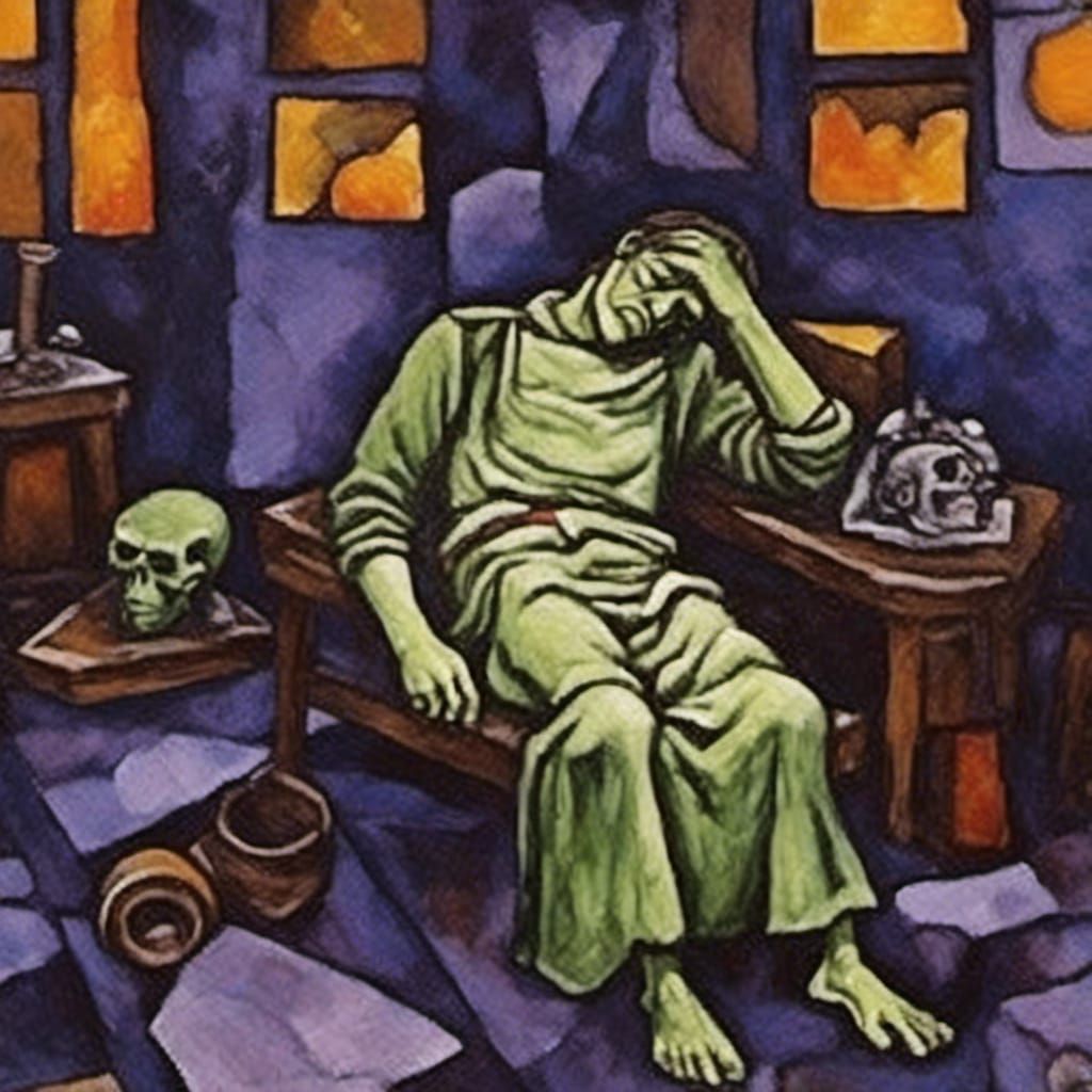 Cubist Dream: Sleeping in a Geometric Laboratory