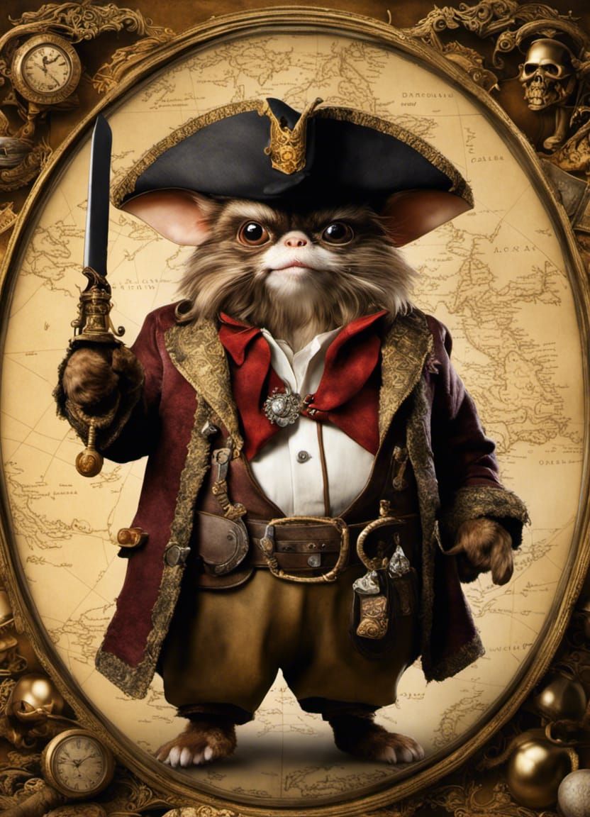 Obese Gizmo the Pirate in Ornate Attire