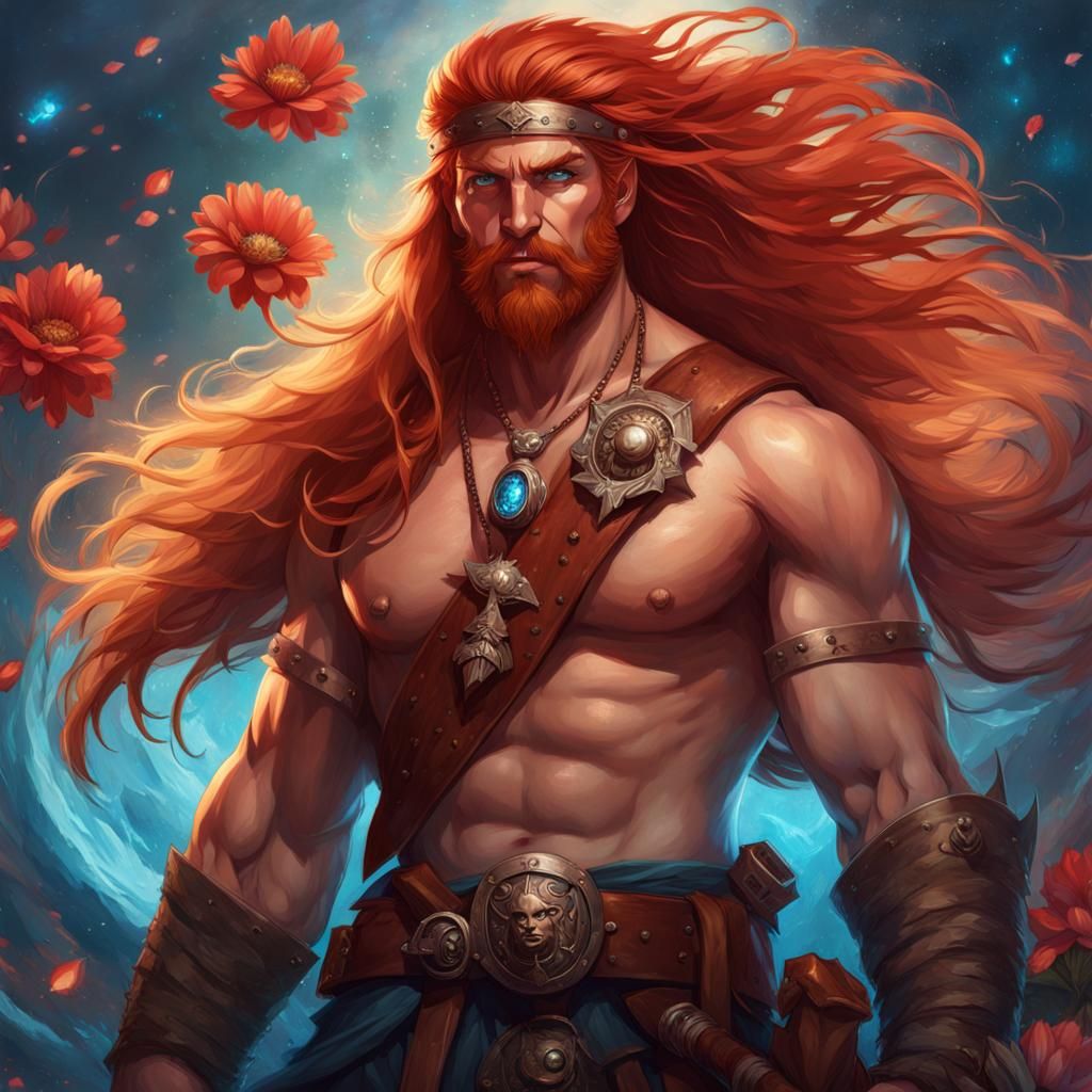 Furious Pirate Captain Portrait in Digital Art Style