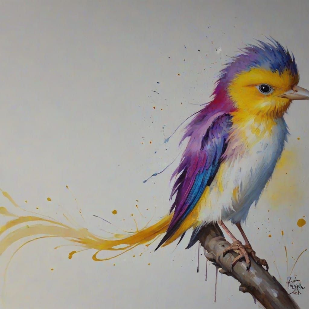 Intense Emotion as a Vibrant Colorful Artwork