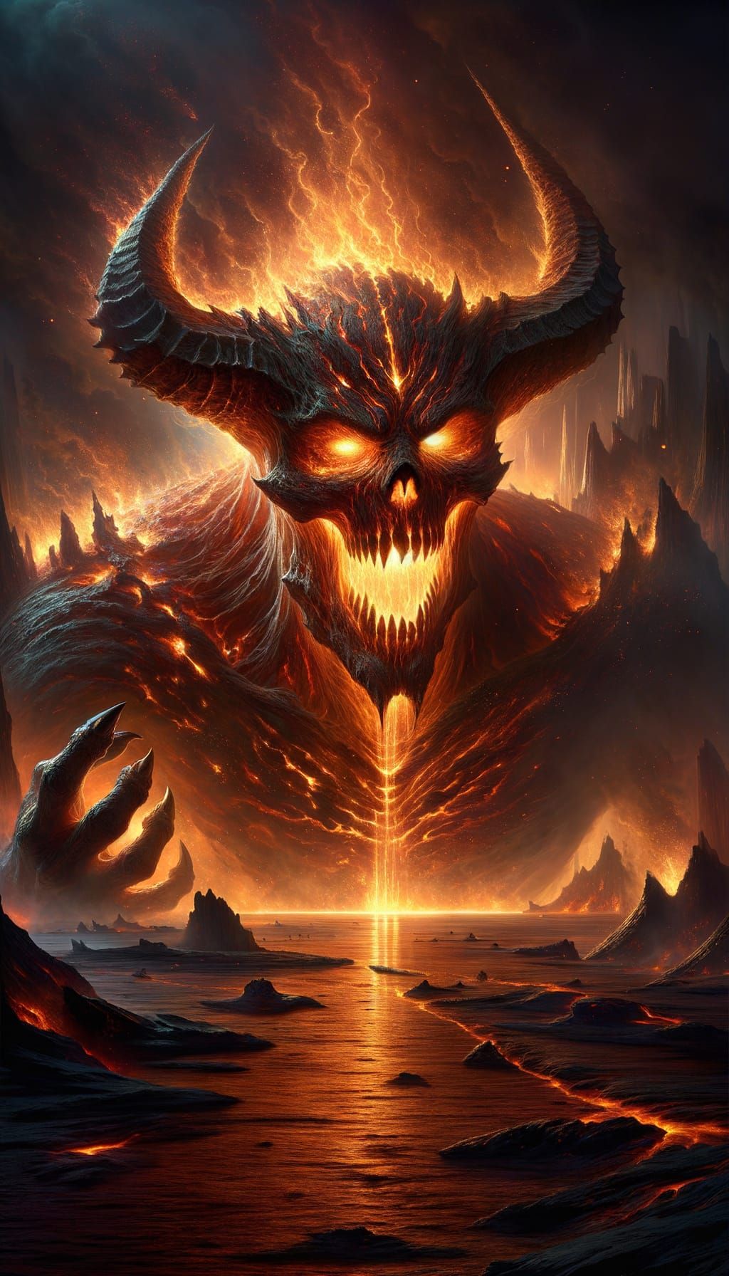 Surreal God of Fury Unleashes Wrath from the Pit of Eternal...